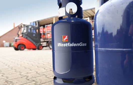 Die Conneo Treibgas-Flasche von Westfalen. Die Conneo Treibgas-Flasche von Westfalen.